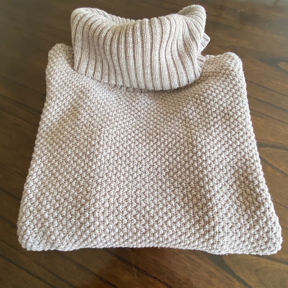 𝅺HILARY Radley oatmeal colour cowl neck knit sweater ribbed hem - Picture 7 of 8